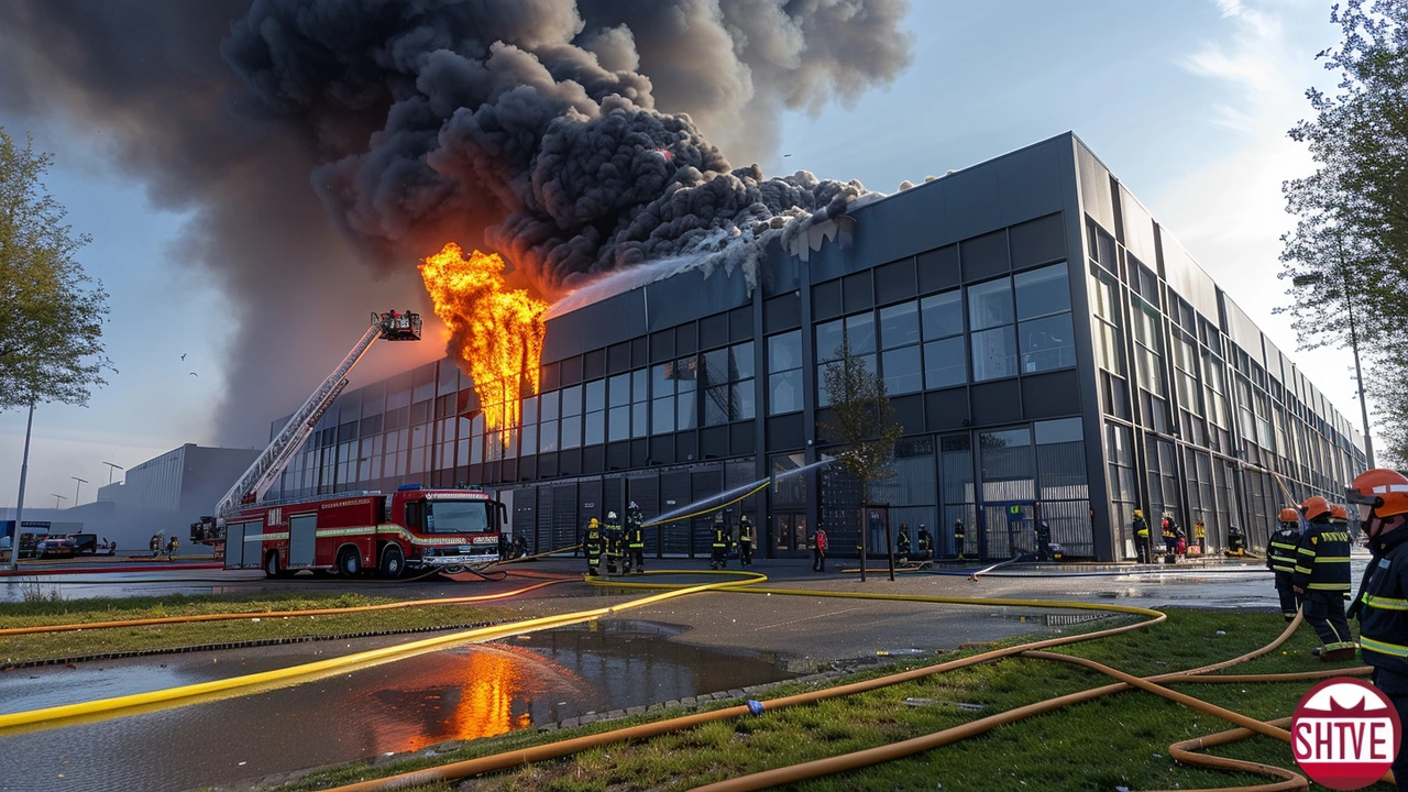 Verwoestende Brand Richt Enorme Schade Aan Bij Bootbouwer in Steenwijk