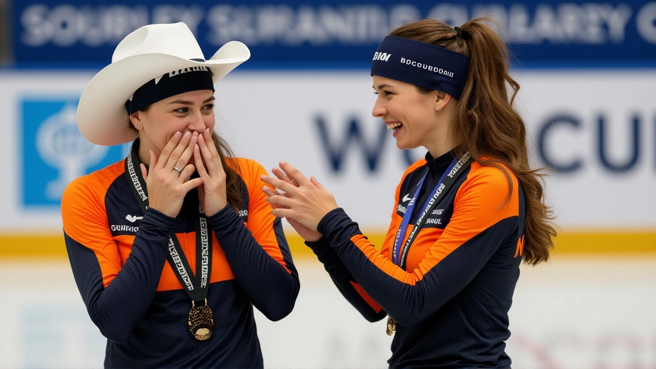 Nederlandse schaatsers domineren dag 2 World Cup Calgary: Beune en Kok goud, Nuis ontloopt Stolz